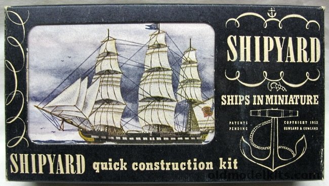 Gowland & Gowland USS Constitution Shipyard Ships in Miniature plastic model kit
